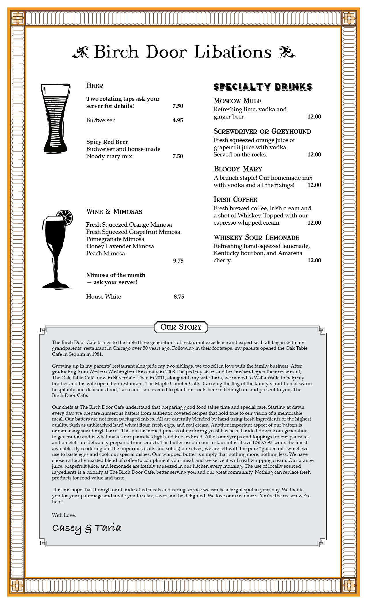 Breakfast Menu Page 4